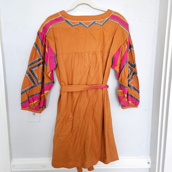 NWT Anthropologie Stasiana Embroidered Tunic Dress | S Petite - Picture 8 of 8